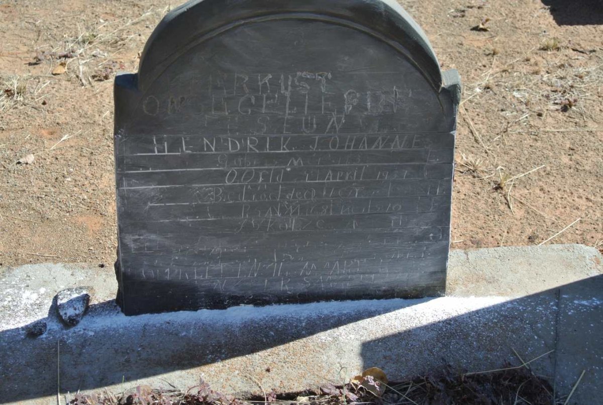 ? Hendrik Johannes 19??-1937