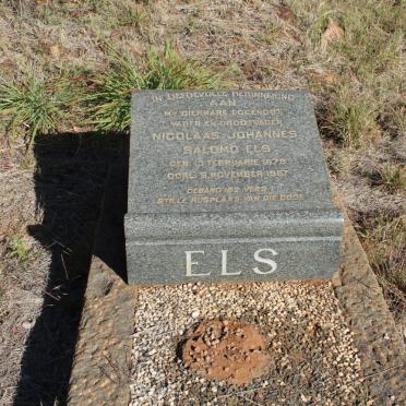 ELS Nicolaas Johannes Salomo 1879-1957