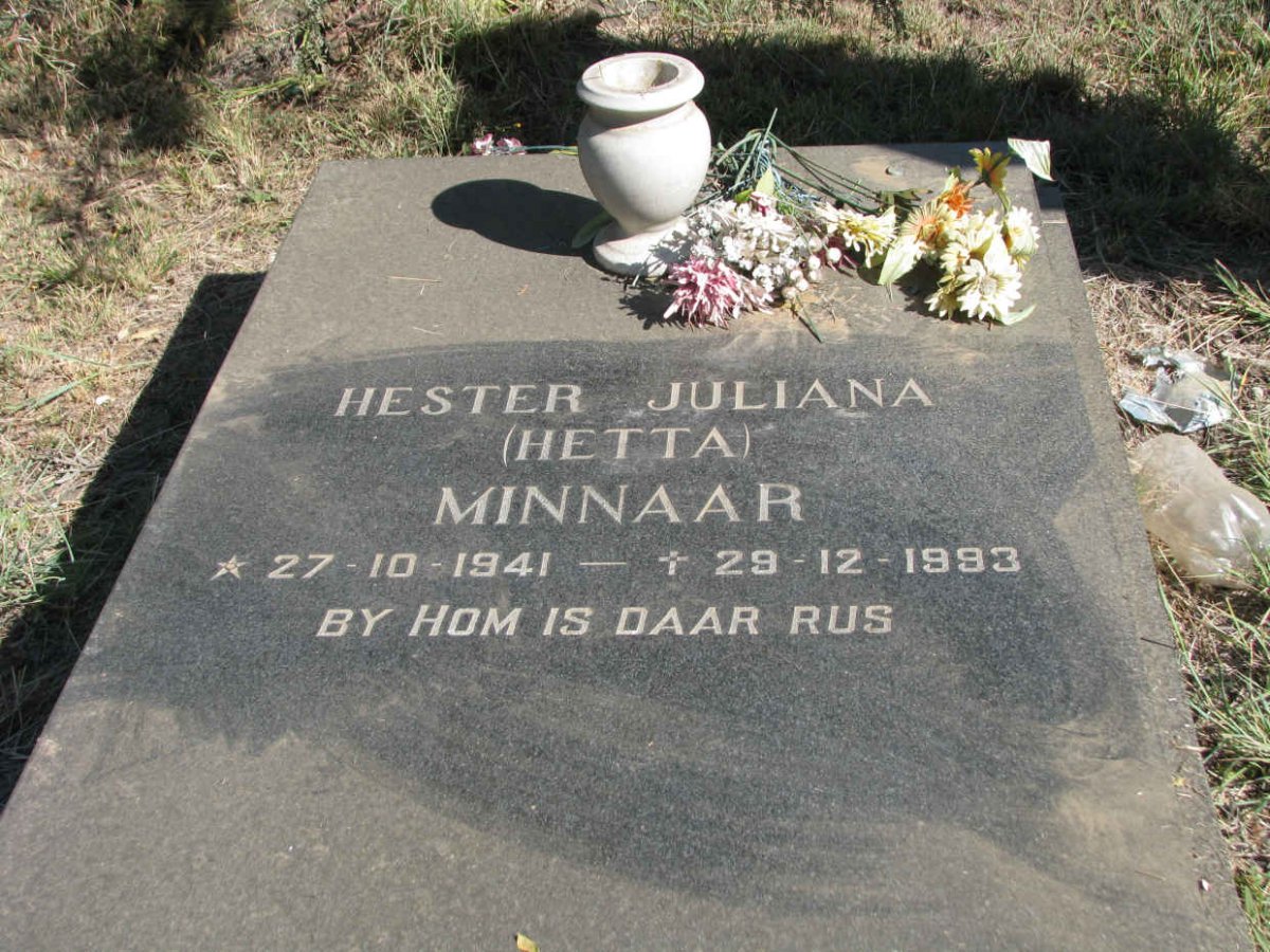 MINNAAR Hester Juliana 1941-1993