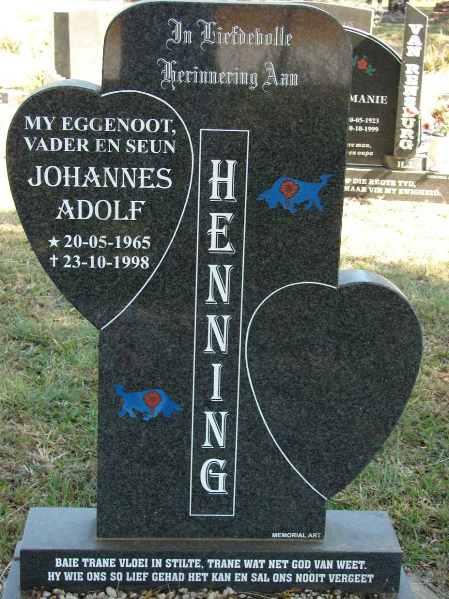 HENNING Johannes Adolf 1965-1998