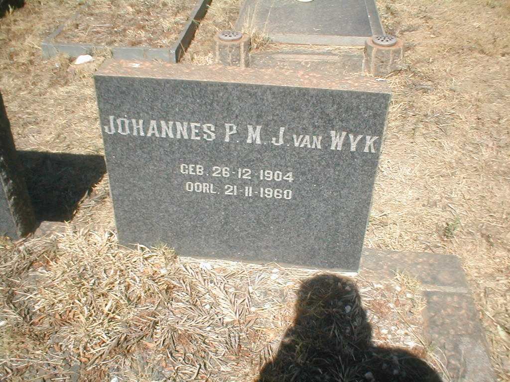 WYK P.M.J., van 1904-1960