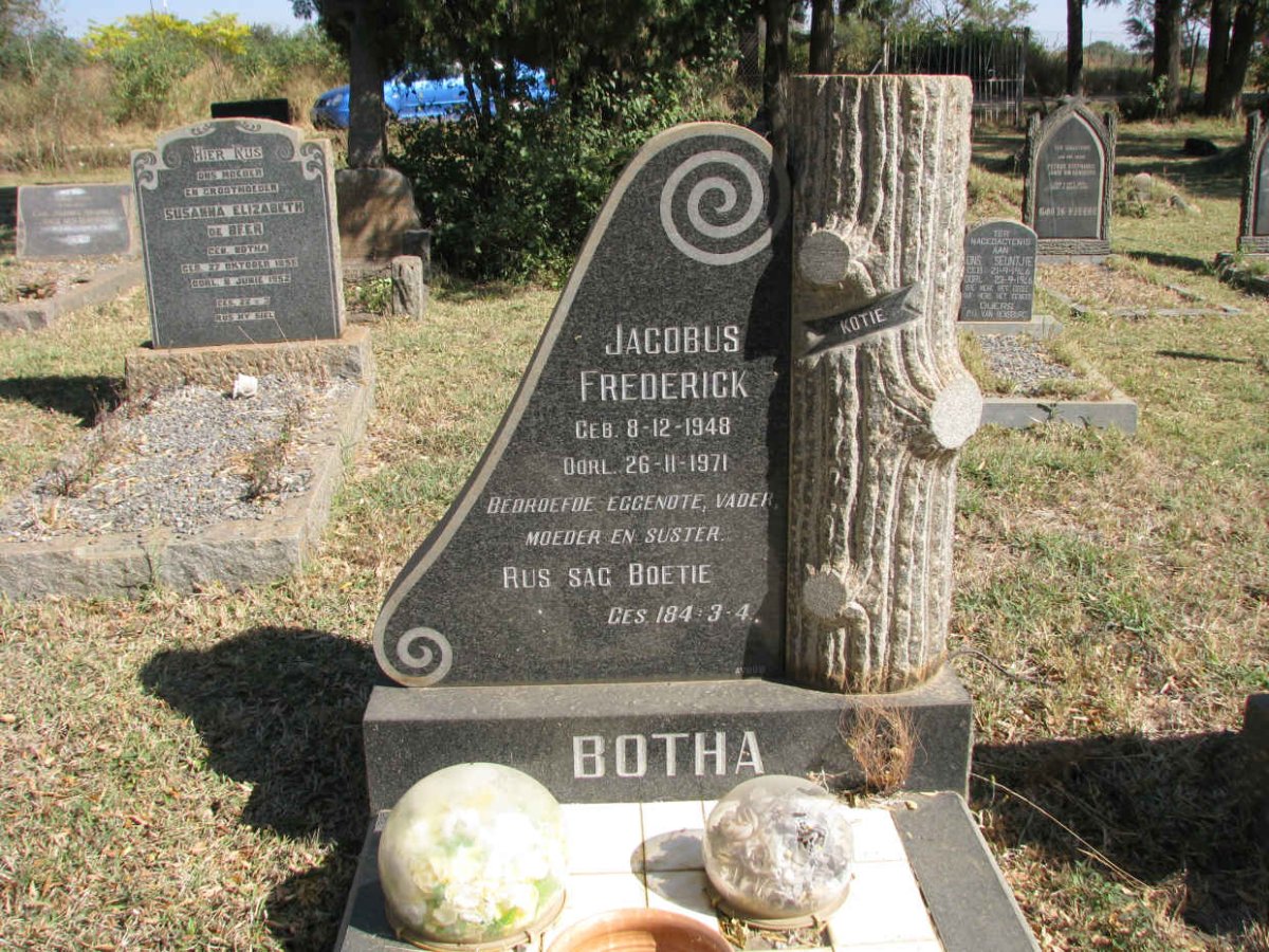 BOTHA Jacobus Frederick 1948-1971