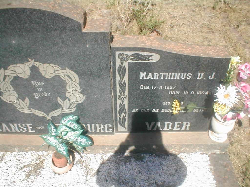 RENSBURG Marthinus D.J., Janse van 1907-1964