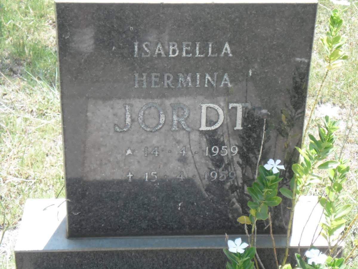JORDT Isabella Hermina 1959-1959