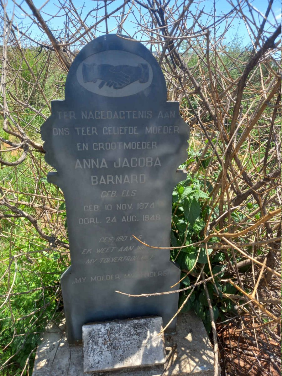 BARNARD Anna Jacoba nee ELS 1874-1948
