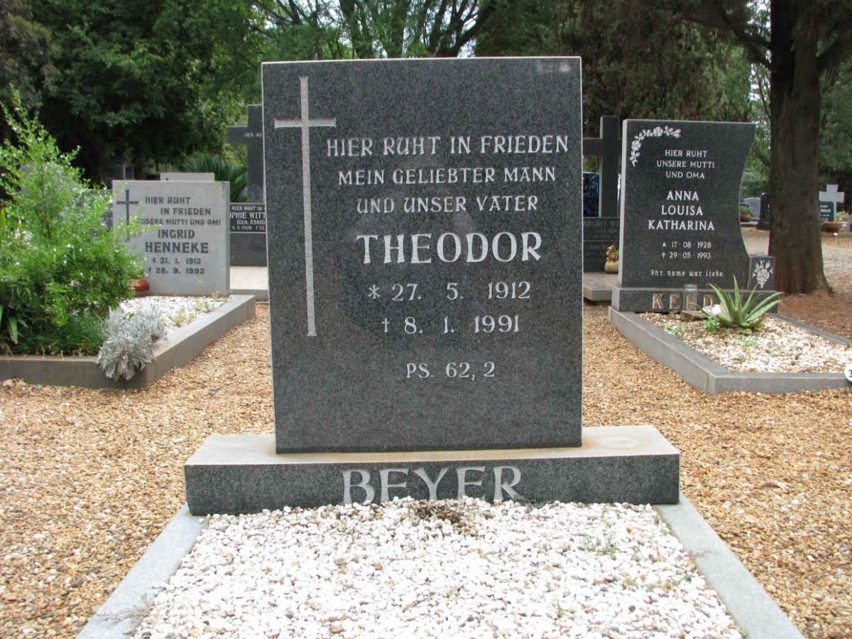 BEYER Theodor 1912-1991