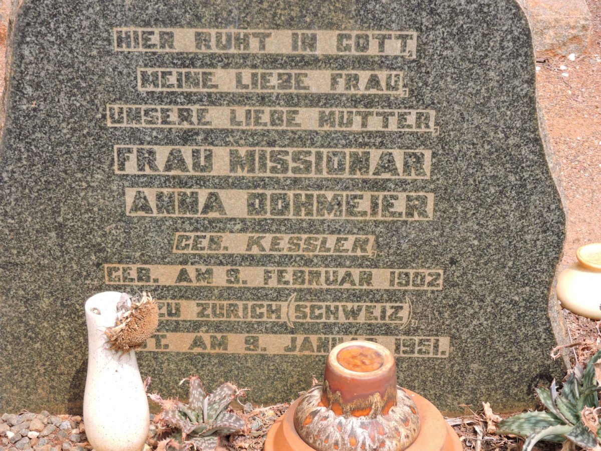 DOHMEIER Anna nee KESSLER 1902-1951