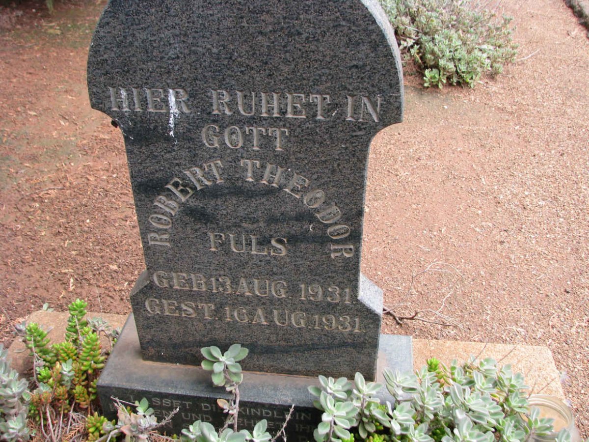 FULS Robert Theodor 1931-1931