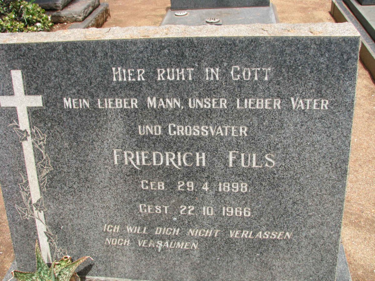 FULS Friedrich 1898-1966