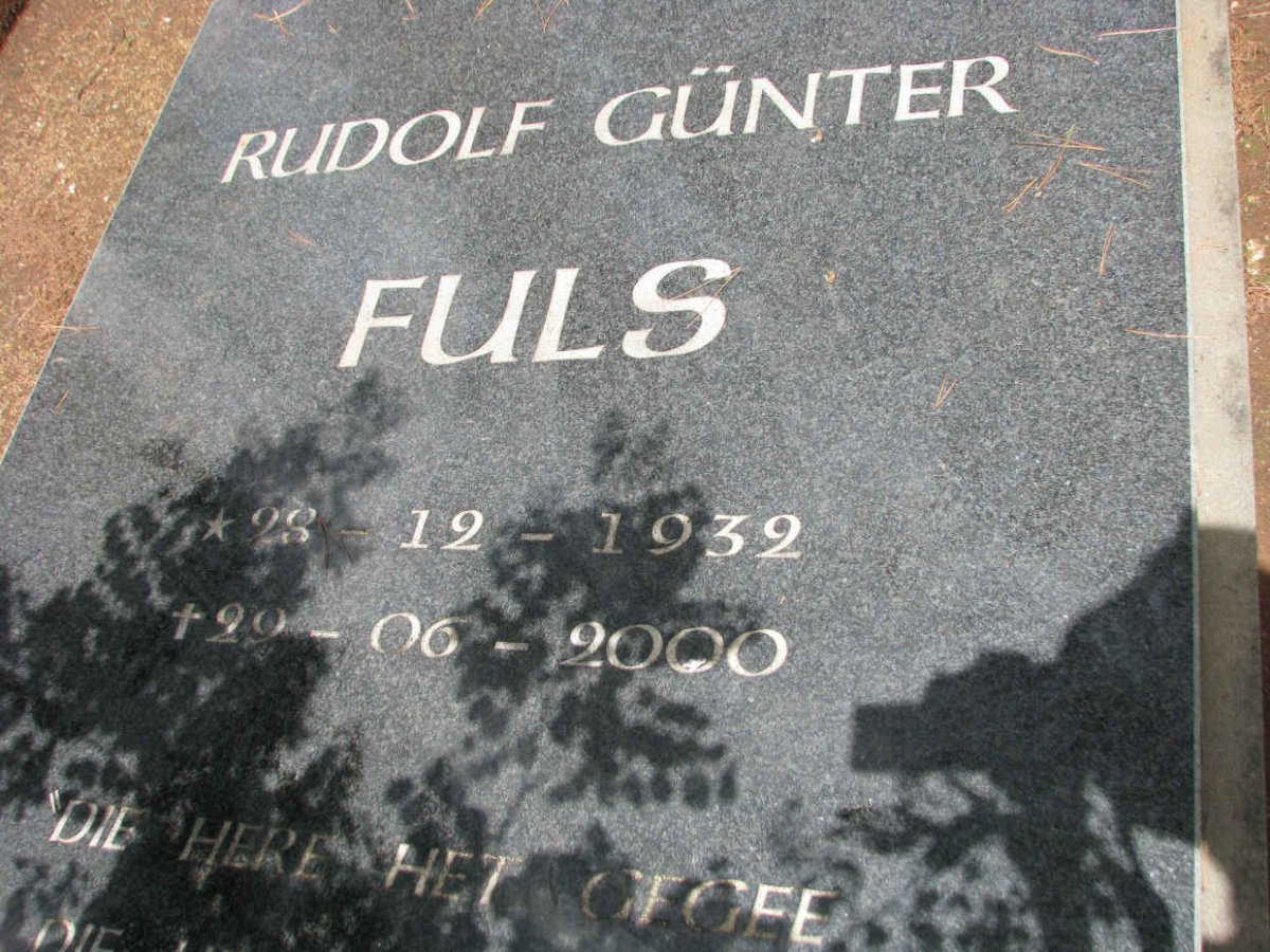 FULS Rudolf Gunter 1932-2000