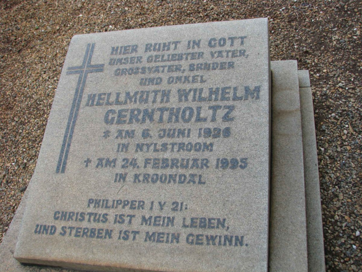GERNTHOLTZ Hellmuth Wilhelm 1926-1995