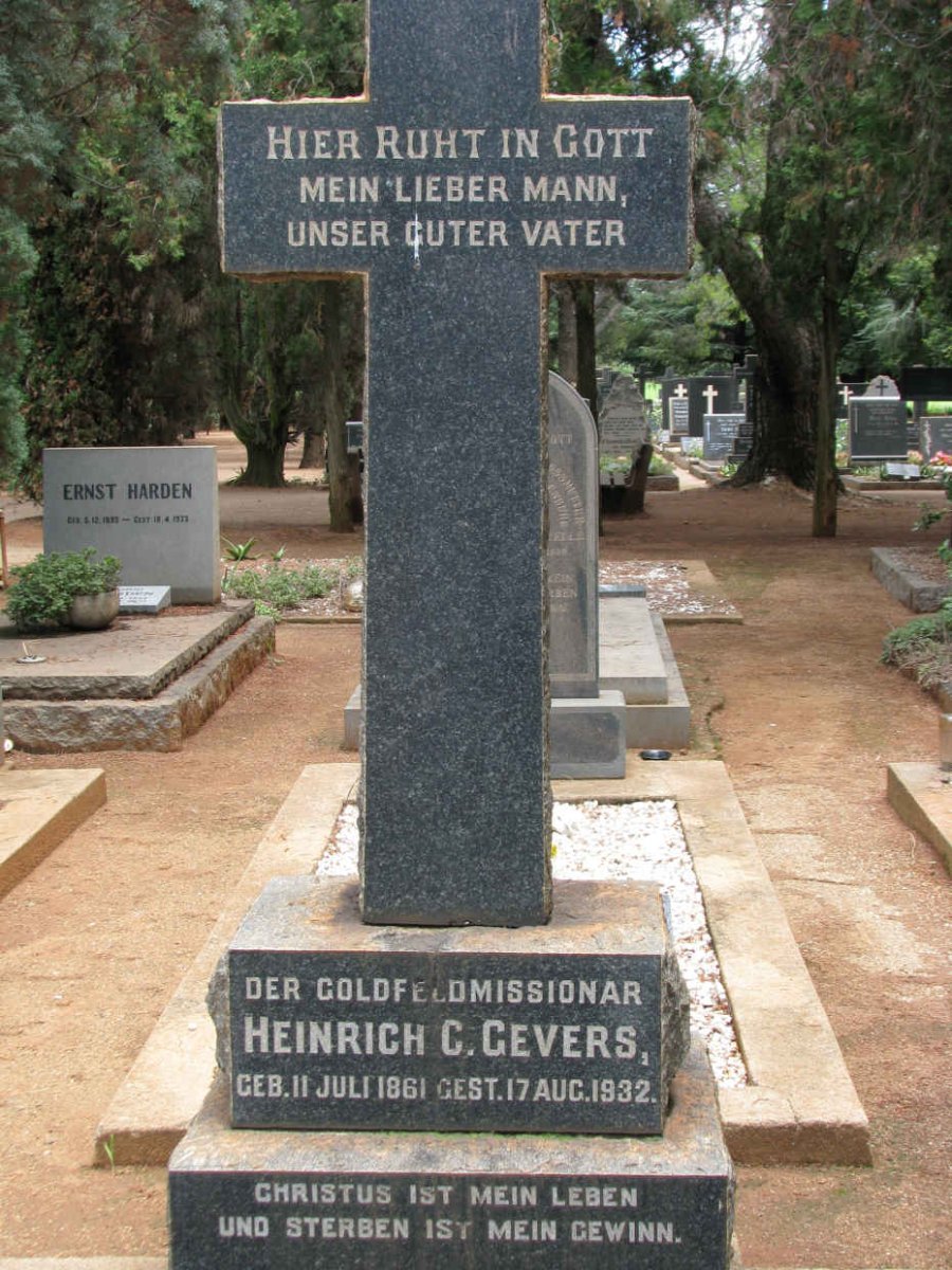 GEVERS Heinrich C. 1861-1932
