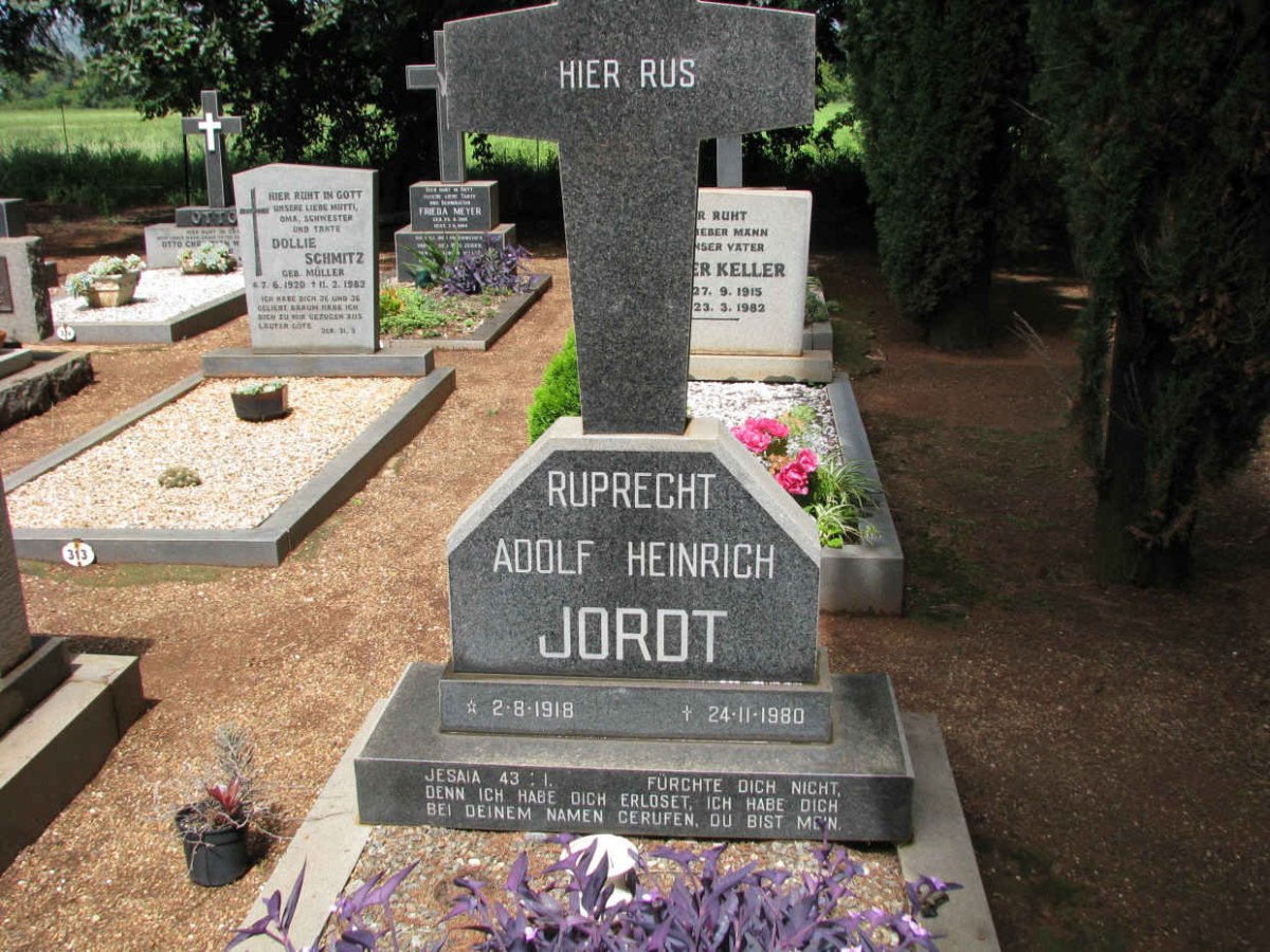 JORDT Ruprecht Adolf Heinrich 1918-1980