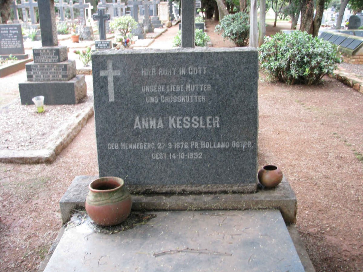 KESSLER Anna nee HENNEBERG 1876-1952