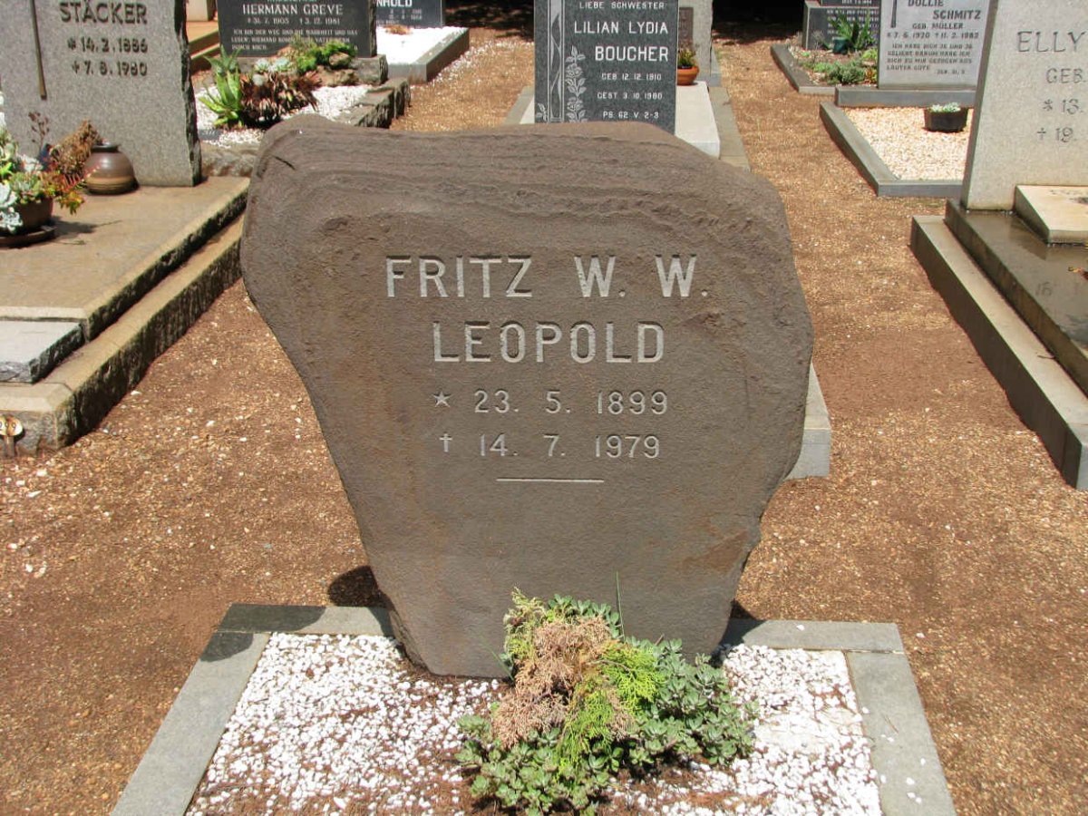 LEOPOLD Fritz W.W. 1899-1979