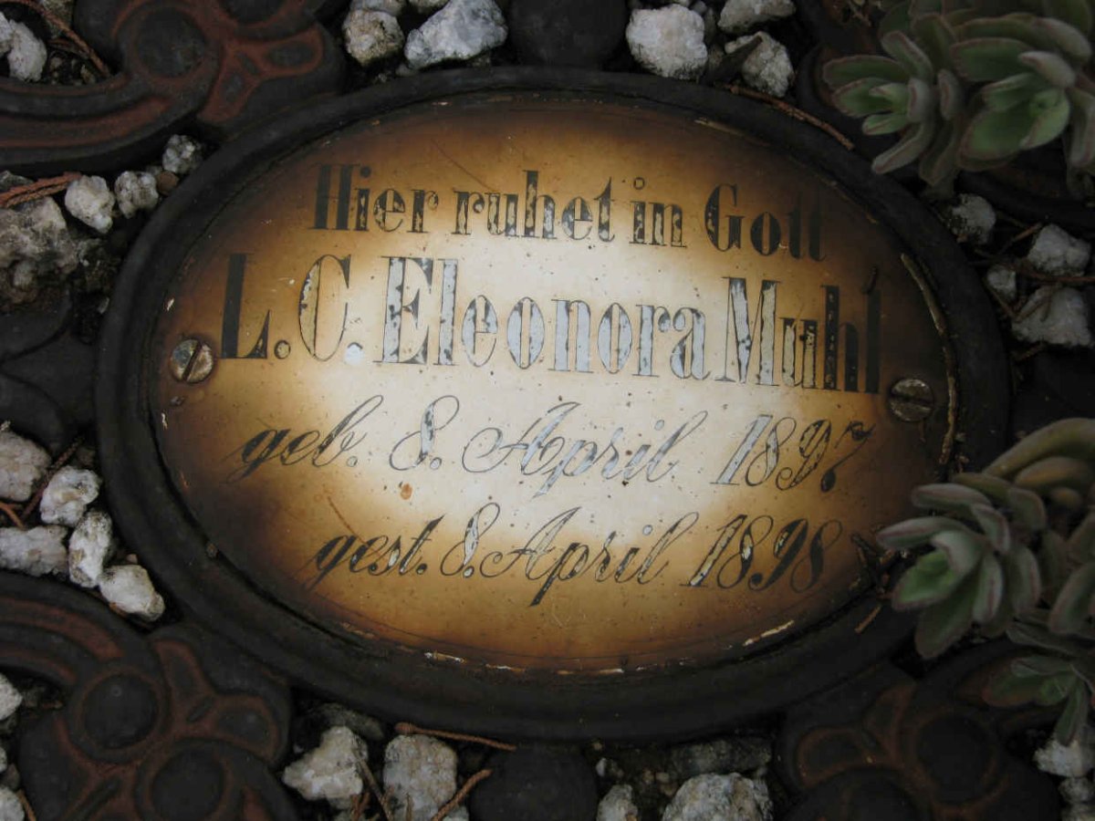 MUHL L.C. Eleonora 1897-1898