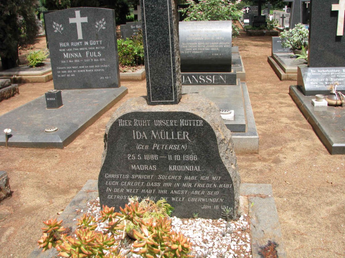 MULLER Ida nee PETERSEN 1886-1966