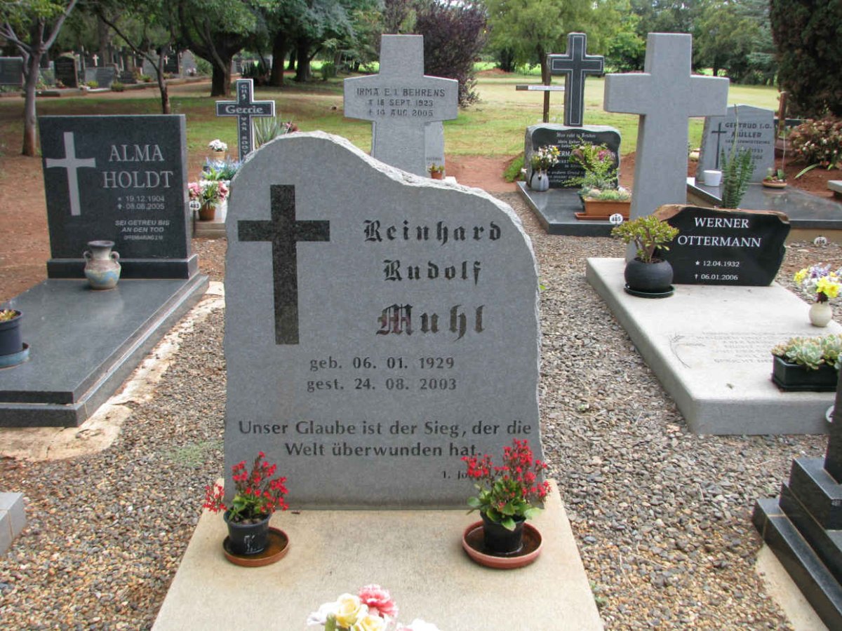 MUHL Reinhard Rudolf 1929-2003