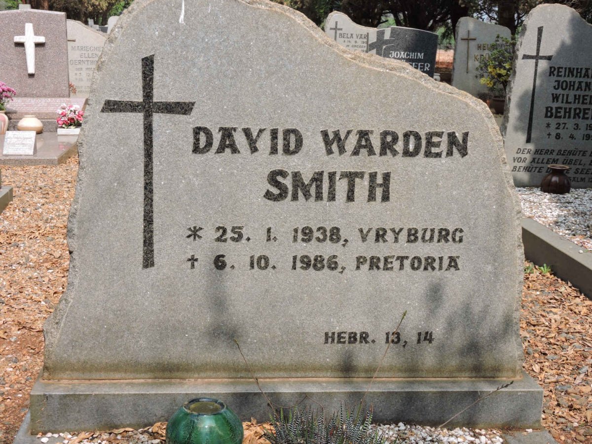 SMITH David Warden 1938-1986