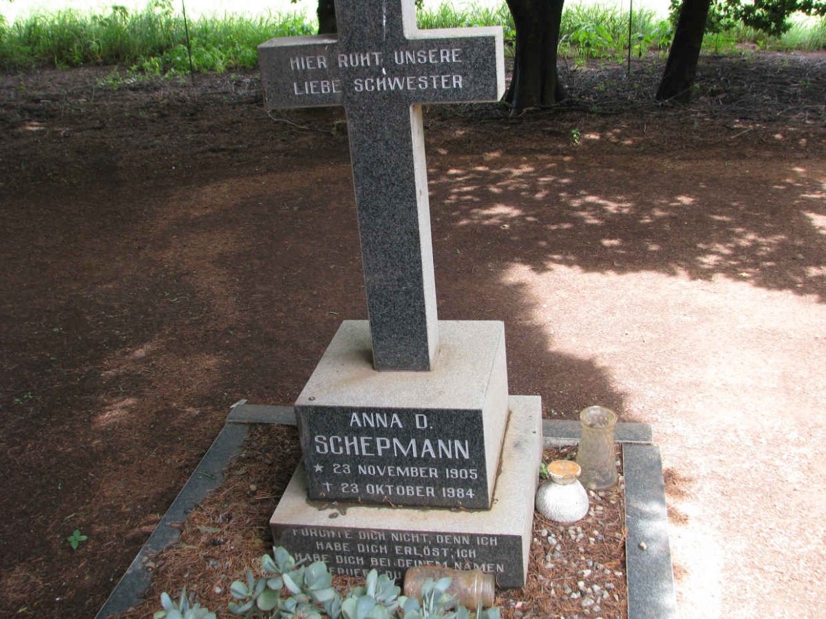 SCHEPMANN Anna D. 1905-1984