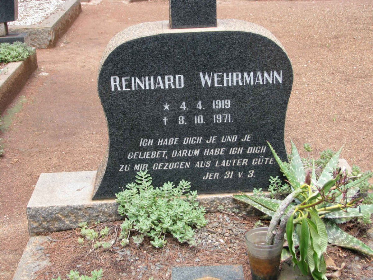WEHRMANN Reinhard 1919-1971