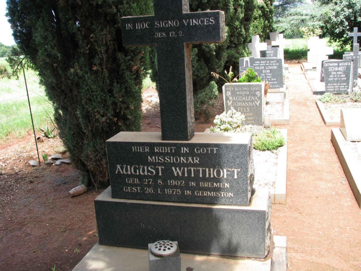 WITTHÖFT August 1902-1975