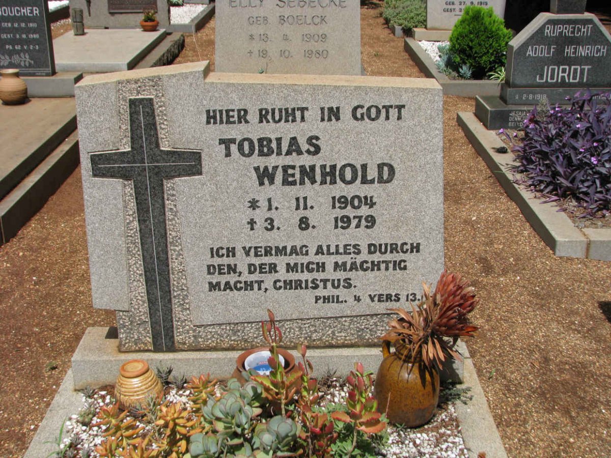 WENHOLD Tobias 1904-1979