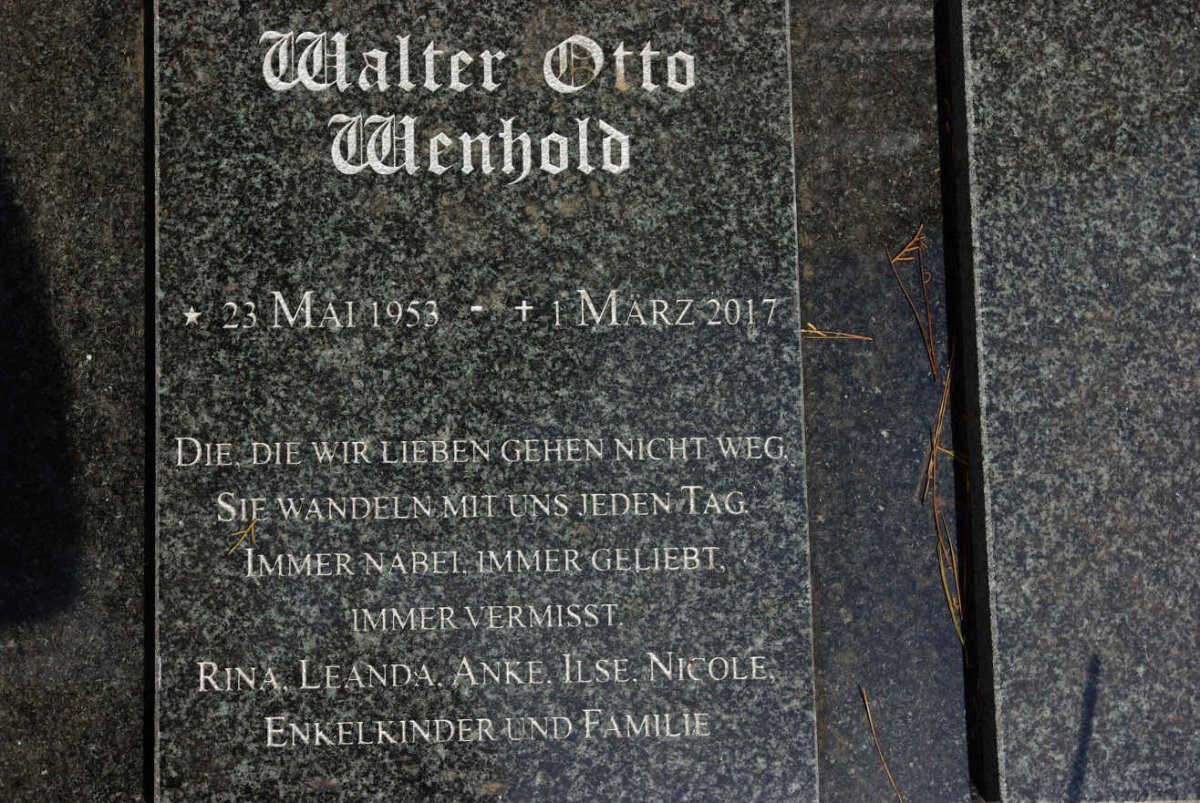 WENHOLD Walter 1911-1973 :: WENHOLD Walter Otto 1953-2017