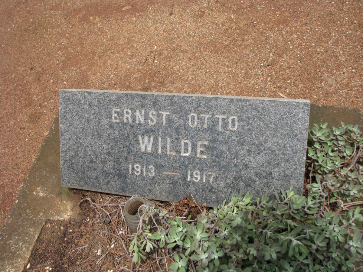 WILDE Ernst Otto 1913-1917
