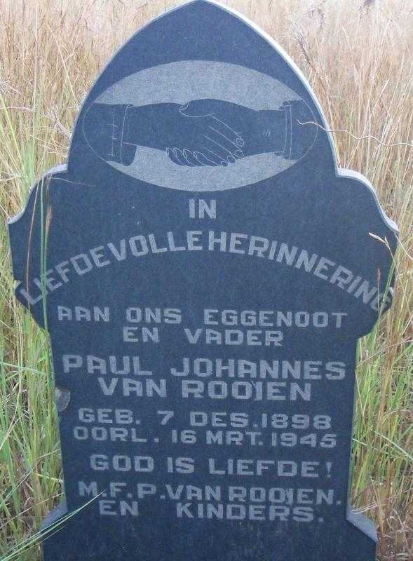 ROOIEN Paul Johannes, van 1898-1945