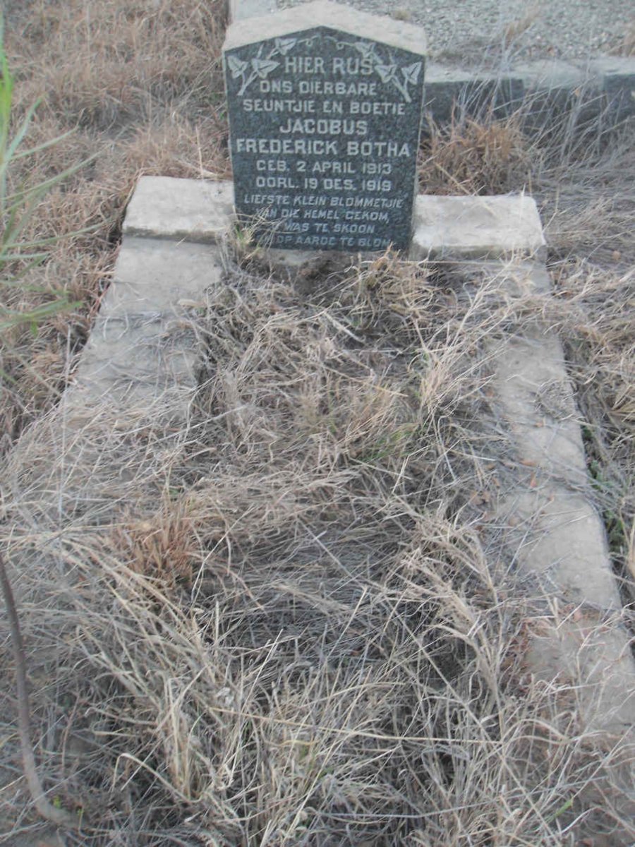 BOTHA Jacobus Frederick 1913-1919