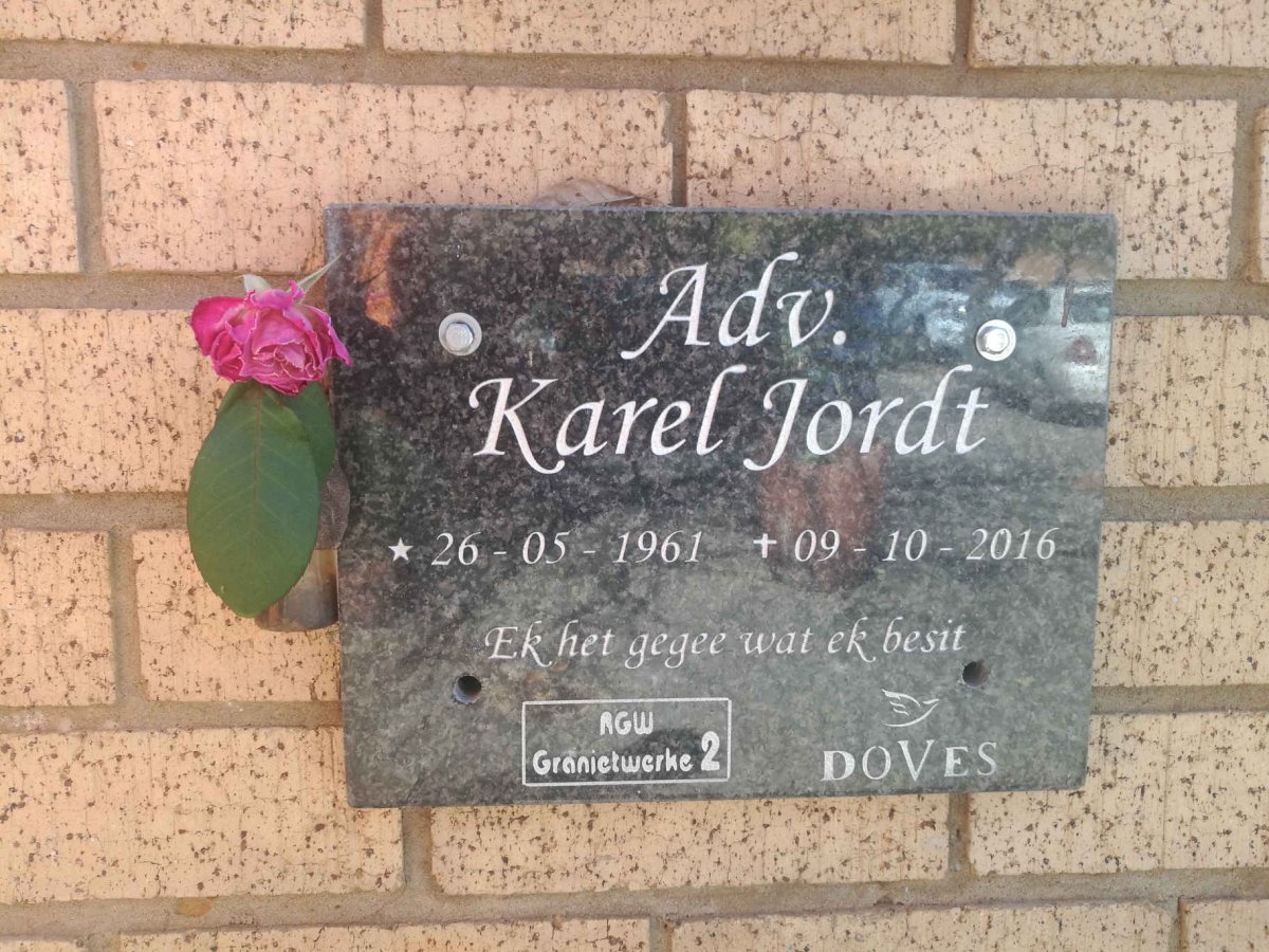 JORDT Karel 1961-2016