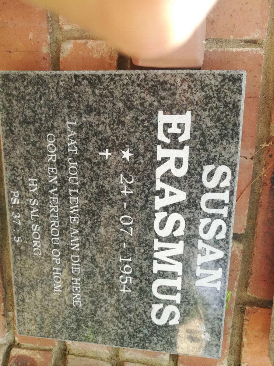 ERASMUS Susan 1954-