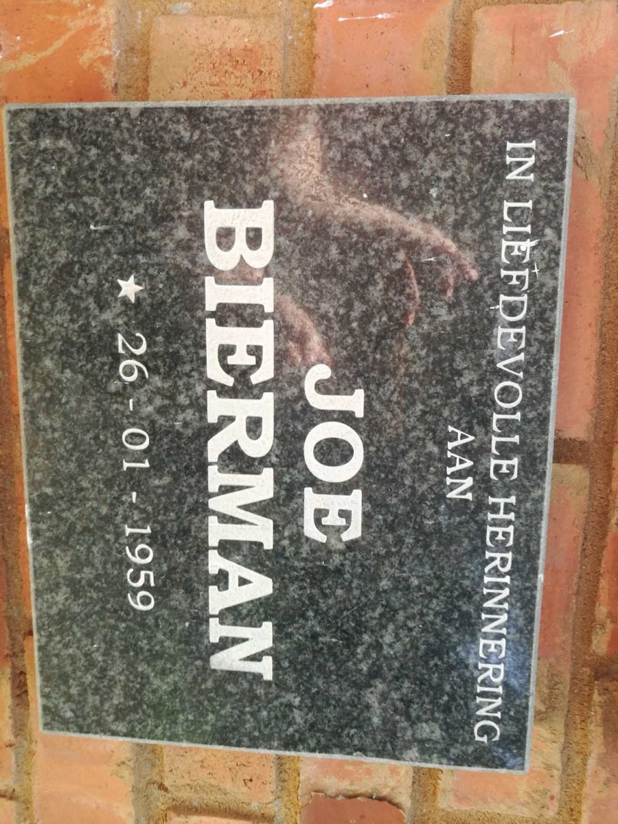 BIERMAN Joe 1959-