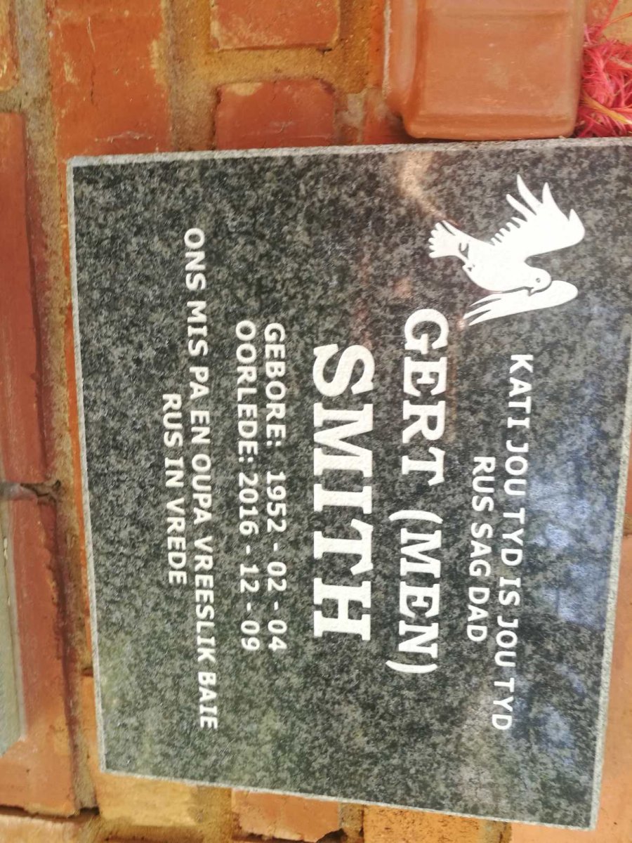 SMITH Gert 1952-2016