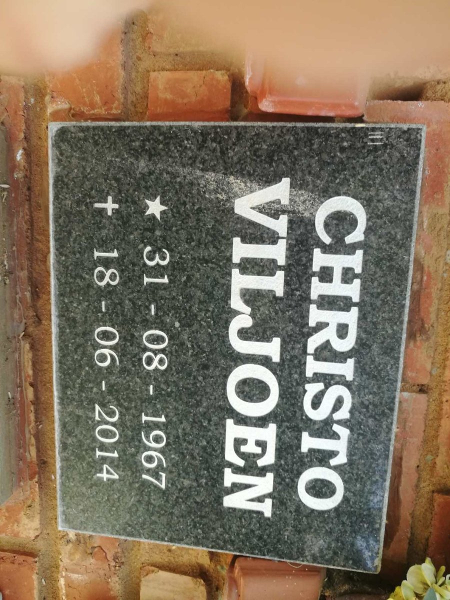 VILJOEN Christo 1967-2014