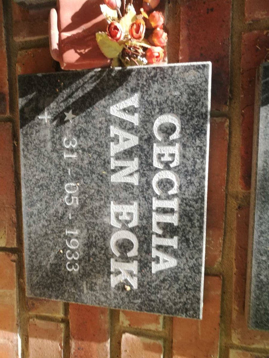 ECK Cecilia, van 1933-
