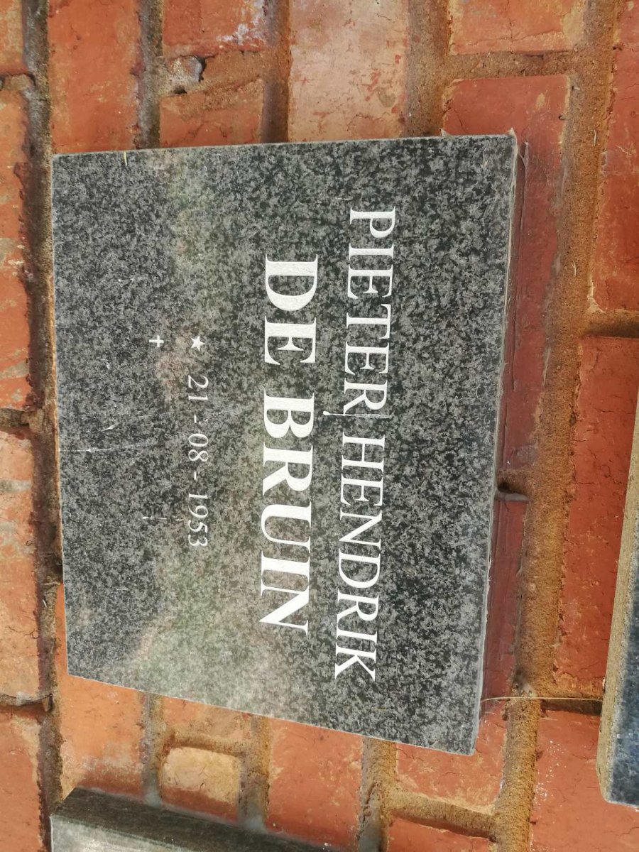 BRUIN Pieter Hendrik, de 1953-