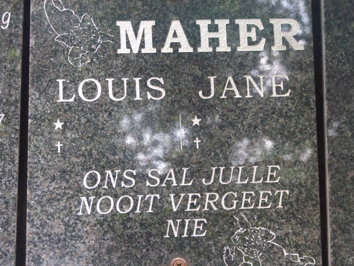 MAHER Louis &amp; Jane
