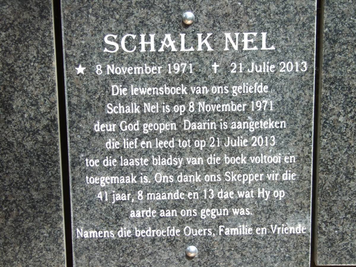 NEL Schalk 1971-2013