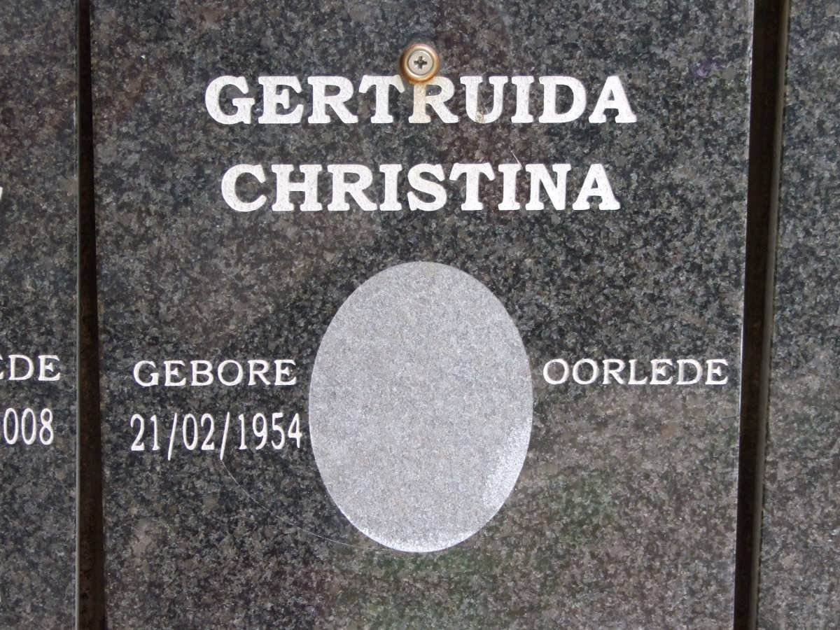 VERMEULEN Christiaan Christoffel 1950-2008 &amp; Gertruida Christina 1954-