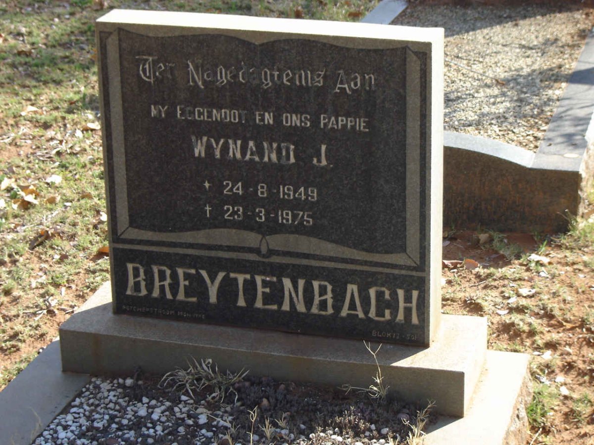 BREYTENBACH Wynand J. 1949-1975