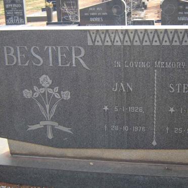 BESTER Jan 1926-1978 &amp; Stella 1932-1974