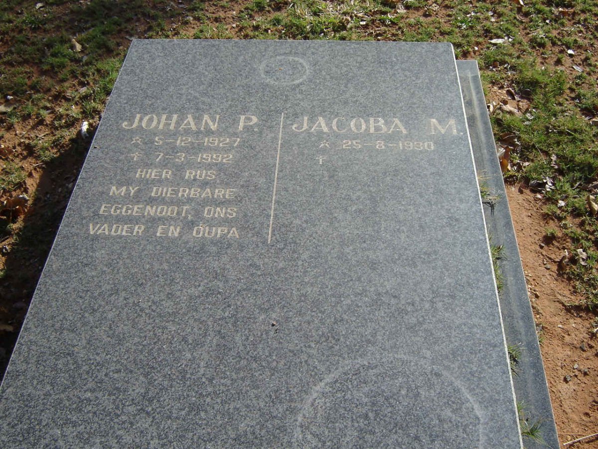 BOSMAN Johan P. 1927-1992 &amp; Jacoba M. 1930