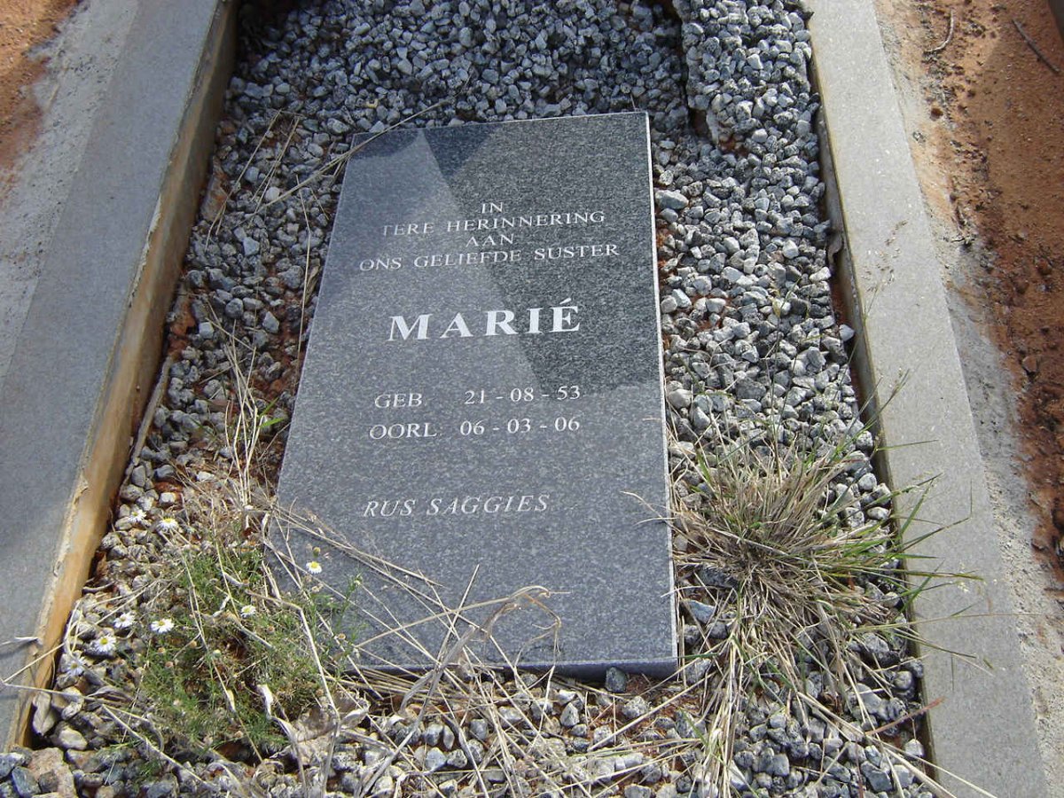 DYK Marie, van 1953-2006