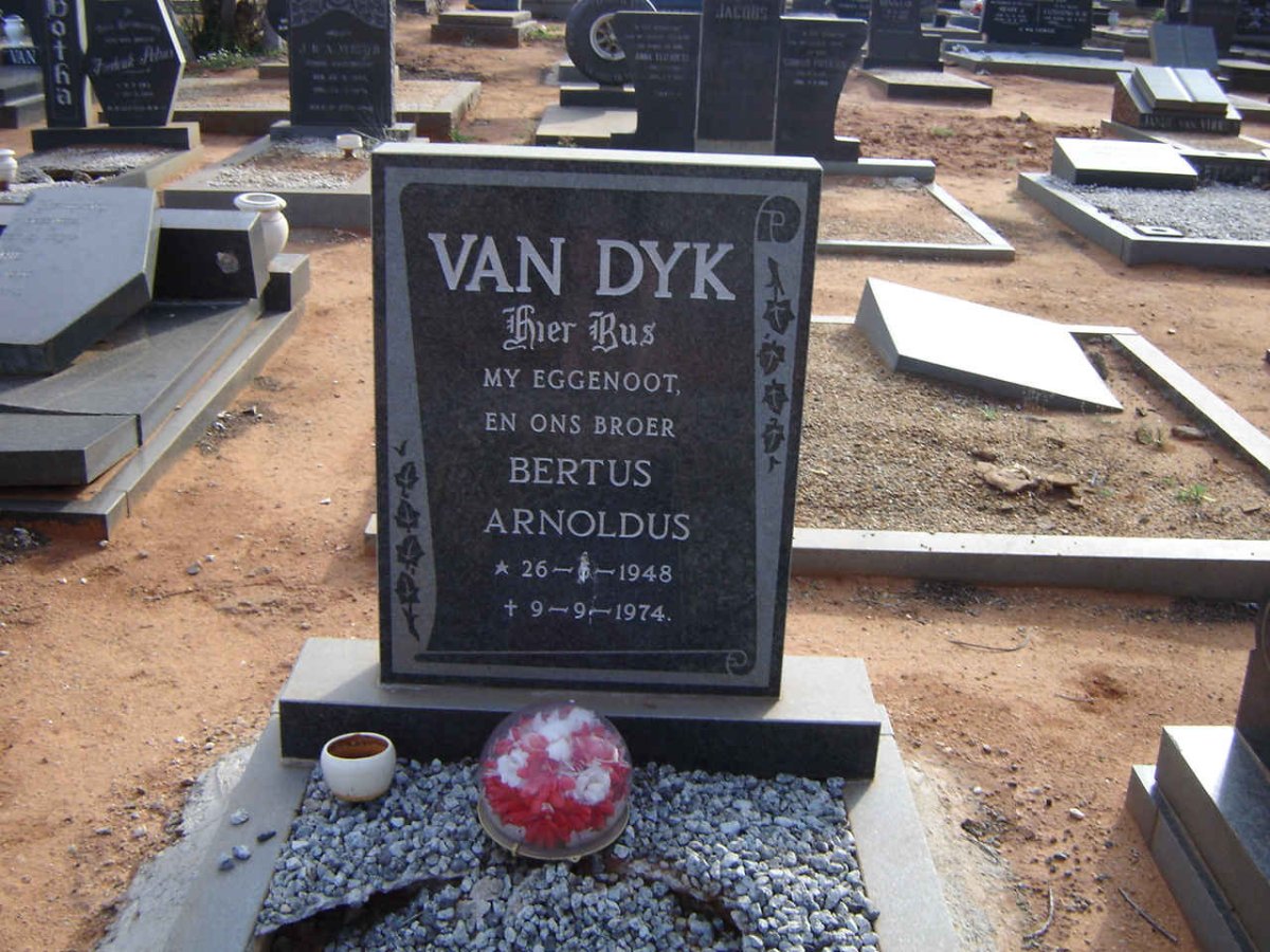 DYK Bertus Arnoldus,van 1948-1974