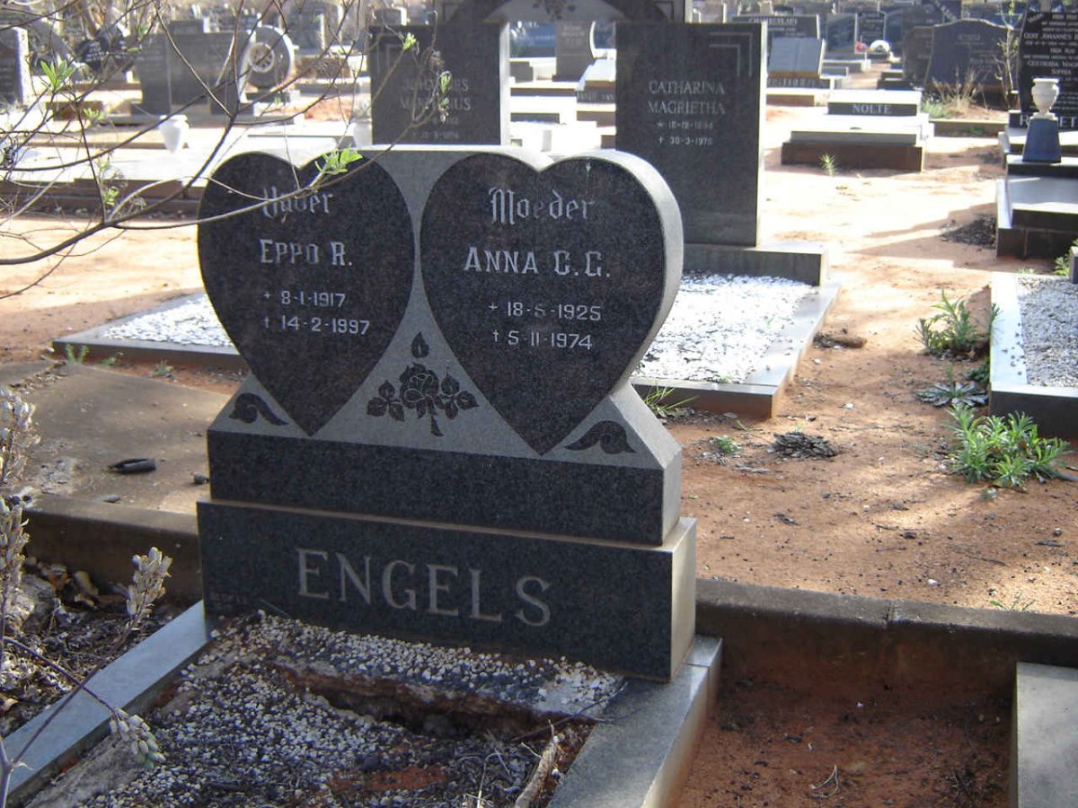 ENGELS Eppo R. 1917-1997 &amp; Anna C.G. 1925-1974