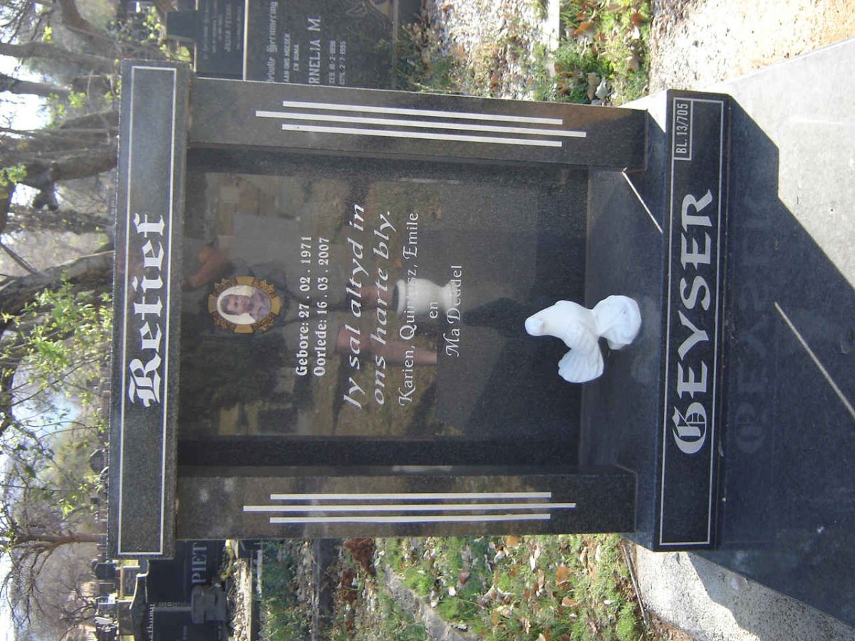 GEYSER Retief 1971-2007