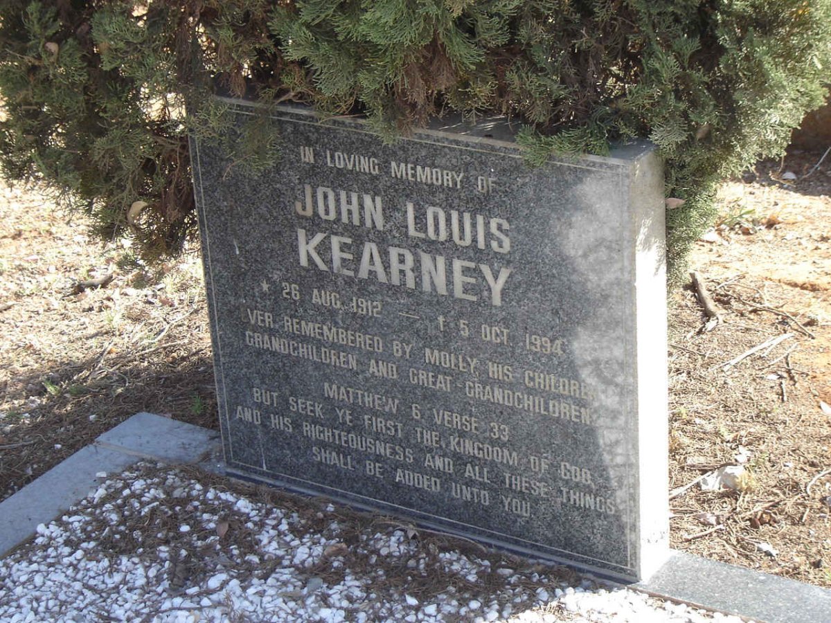 KEARNEY John Louis 1912-1994