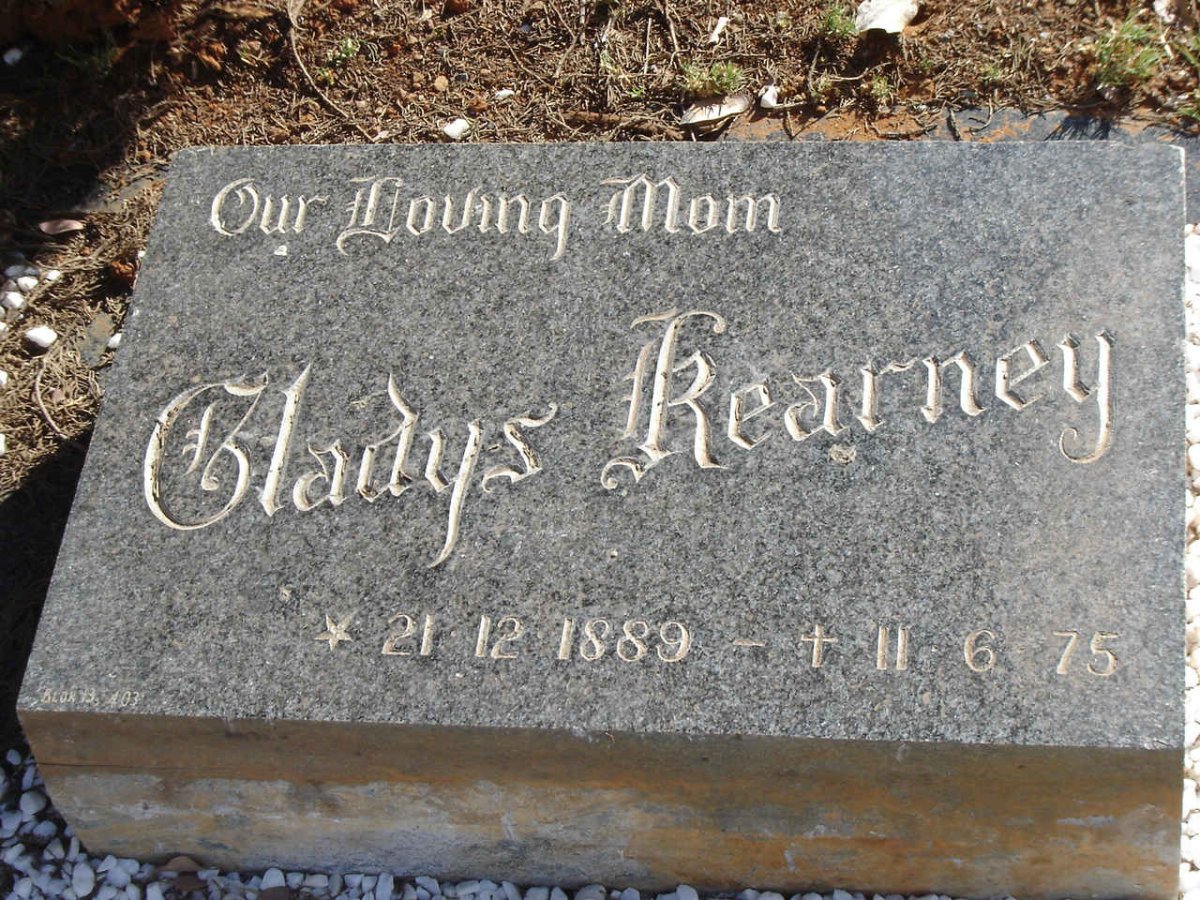 KEARNEY Gladys 1889-1975